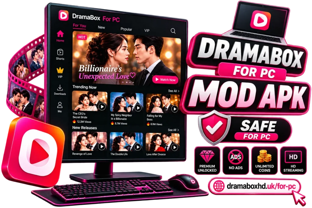 Is DramaBox MOD APK Safe to Use on PC?